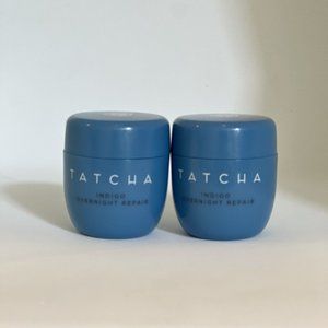 2x TATCHA Indigo Overnight Repair Serum in a Cream 10 ml / 0.34 fl oz